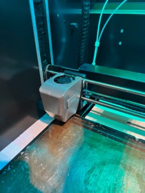 CEL Robox FDM printer modified to print polypropylene industrial plastic.