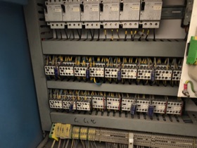 Fault finding control panel.