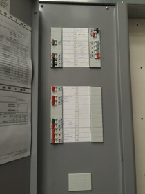 Distribution board installation.